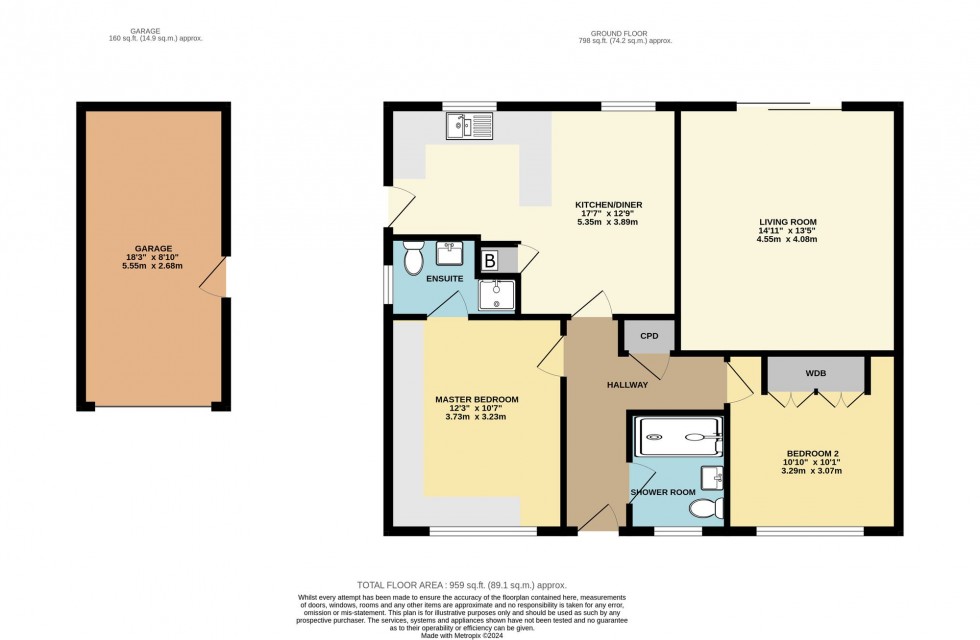 Floorplan for Trelawny Road, Menheniot, PL14