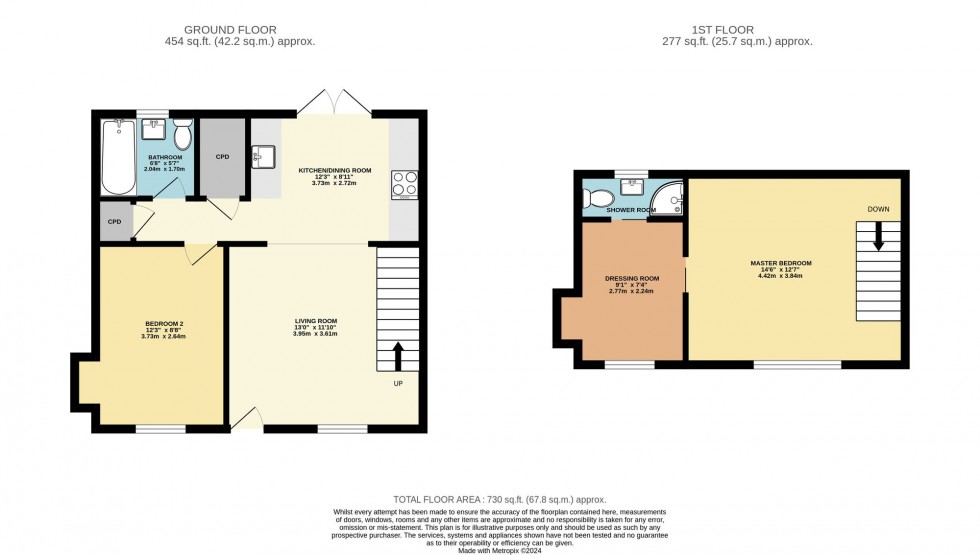 Floorplan for North Street, Lostwithiel, PL22