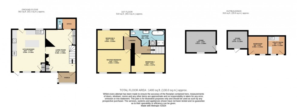 Floorplan for Alexandra Terrace, Darite, PL14