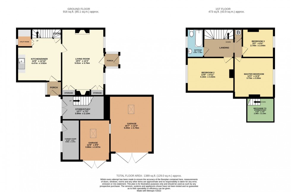 Floorplan for Darite, Liskeard, PL14