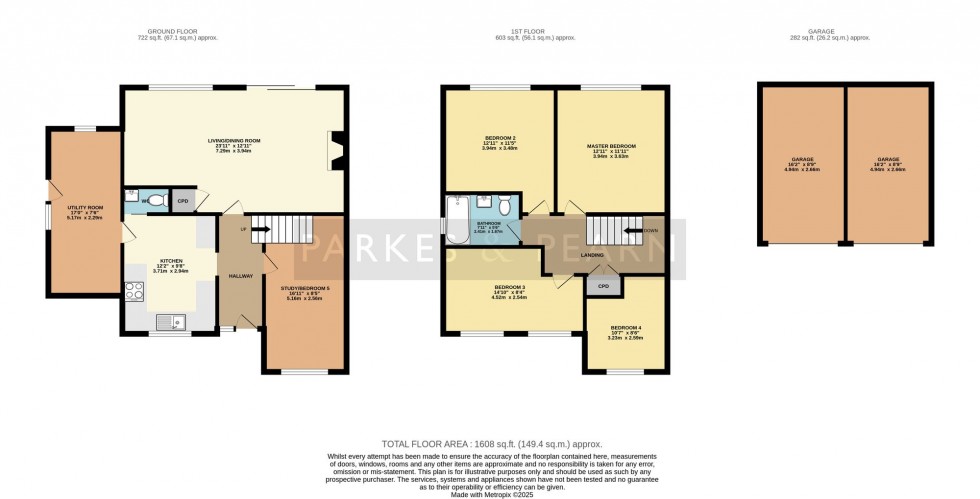 Floorplan for Pendean Avenue, Liskeard, PL14