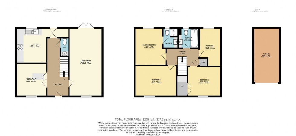 Floorplan for Catchfrench Crescent, Liskeard, PL14