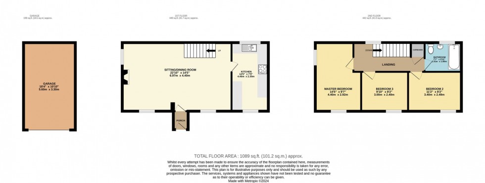 Floorplan for Tremar, Liskeard, PL14