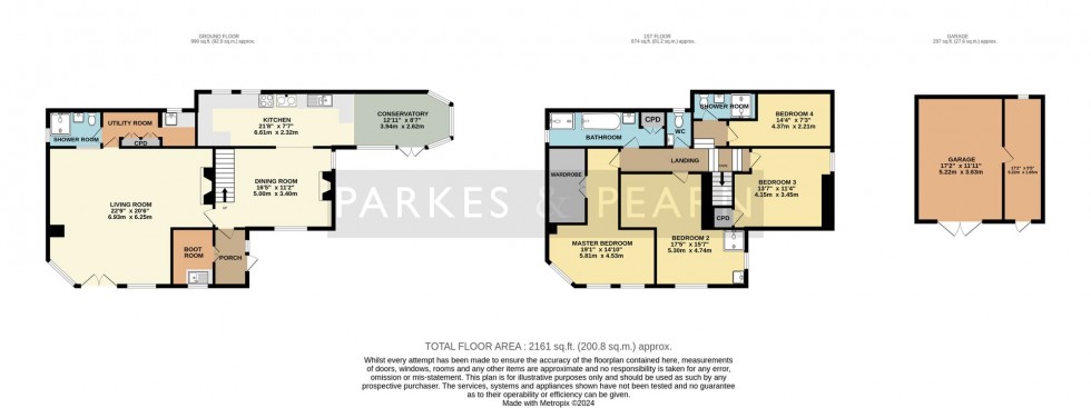 Floorplan for Minions, Liskeard, PL14