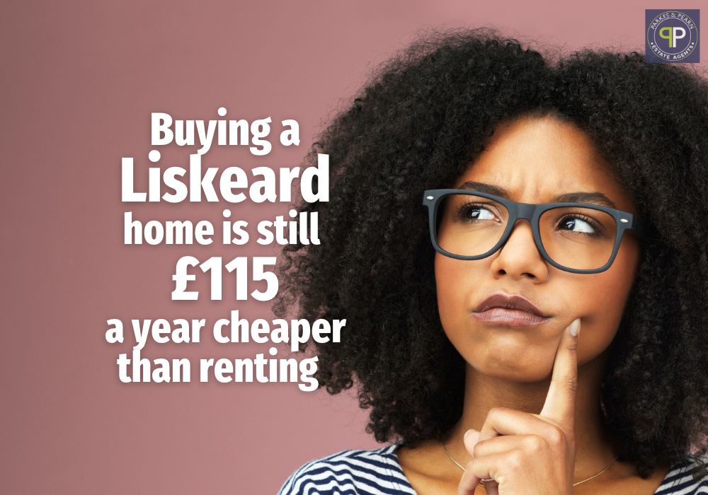 Buying a Liskeard home is still cheaper per year than renting