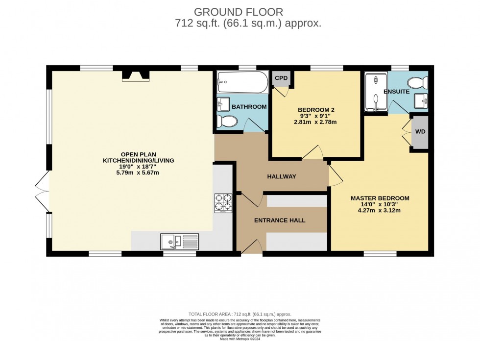 Floorplan for Havett Road, Dobwalls, PL14