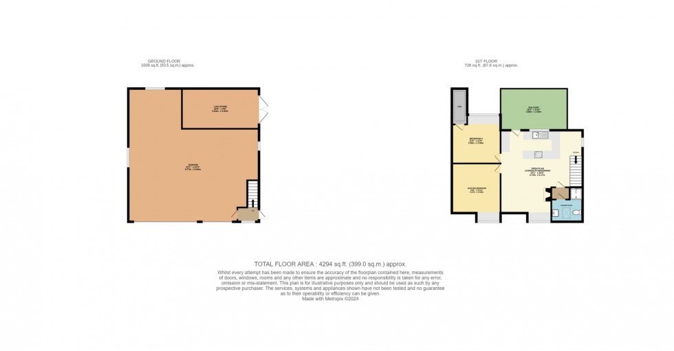 Floorplan for St. Ive, Liskeard, PL14