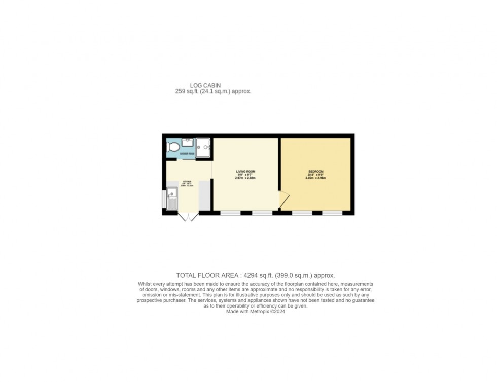 Floorplan for St. Ive, Liskeard, PL14